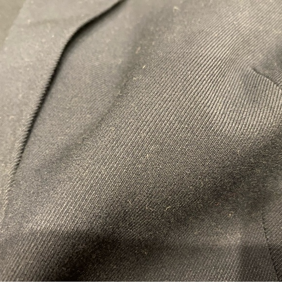 Abercrombie Navy Double-breasted Crop-style Blazer (Size L) - Picture 6 of 6